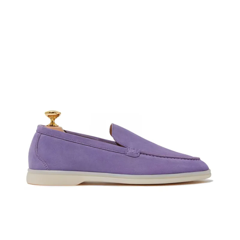 SCAROSSO Ludovica Suede Loafers Women's-1