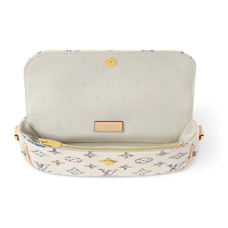 LOUIS VUITTON Wallet On Chain Ivy Multicolor White-3