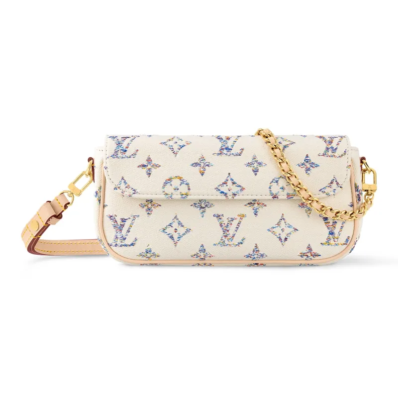 LOUIS VUITTON Wallet On Chain Ivy Multicolor White-0