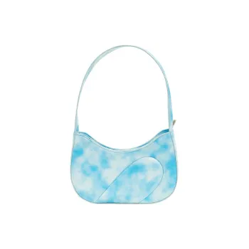 Crying Center PU Shoulder Bag Women's Cloud White