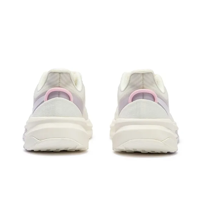 361° Riding Mountain Cushioning, Slip Resistant, And Abrasion Resistant Low Top Running Shoes Women's White Purple-3