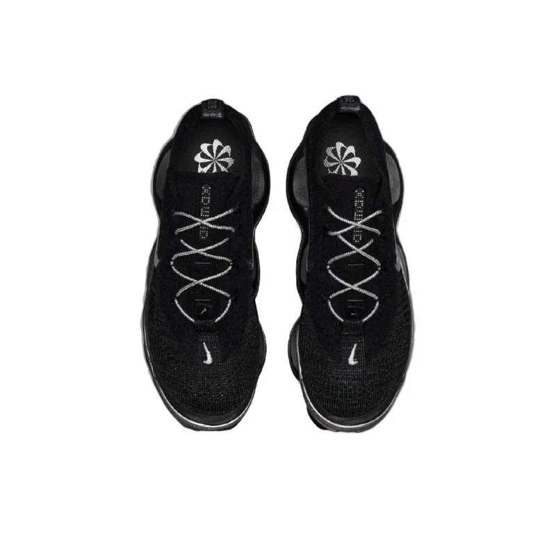 Nike Air Max Scorpion Anti Slip Wear Resistant Low Top Casual Running Shoes Men's Black Silver-3