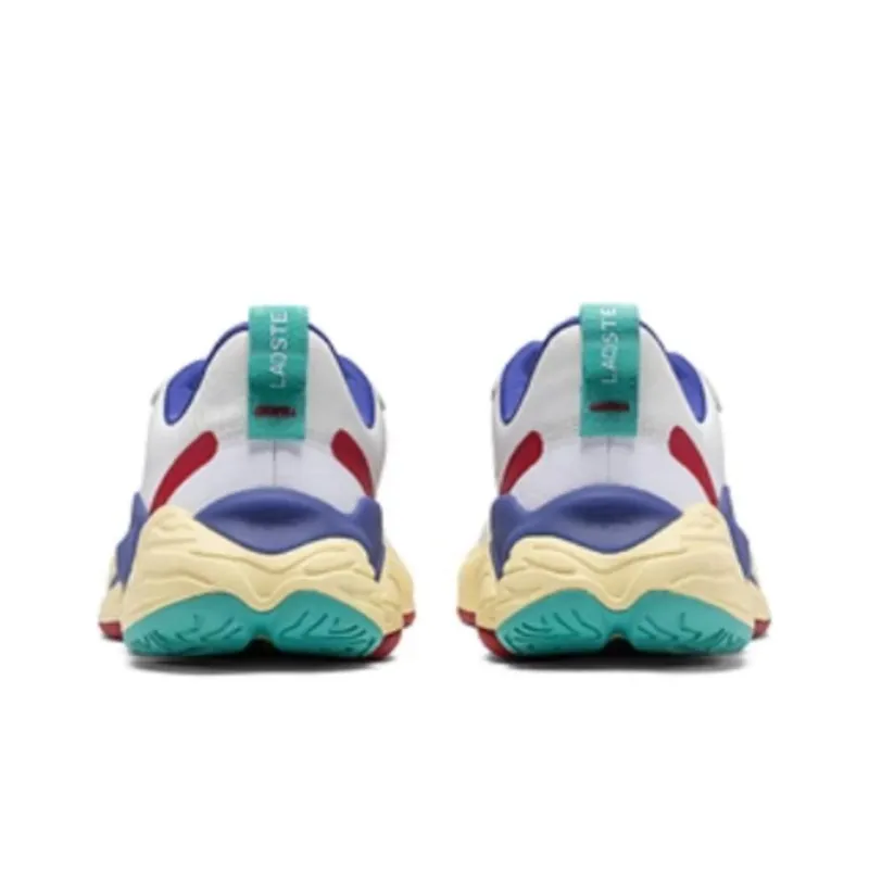 LACOSTE Low Top Casual Shoes Women's Beige Blue-4