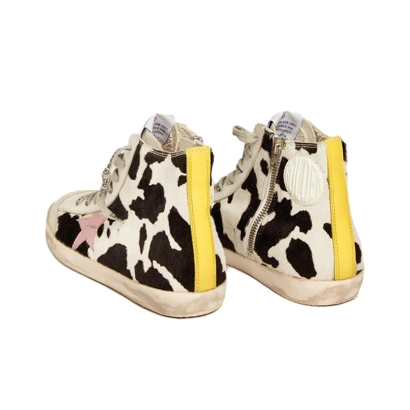 Golden Goose Francy Penstar Stylish Skateboarding Shoes Women's White Old-fashioned-3