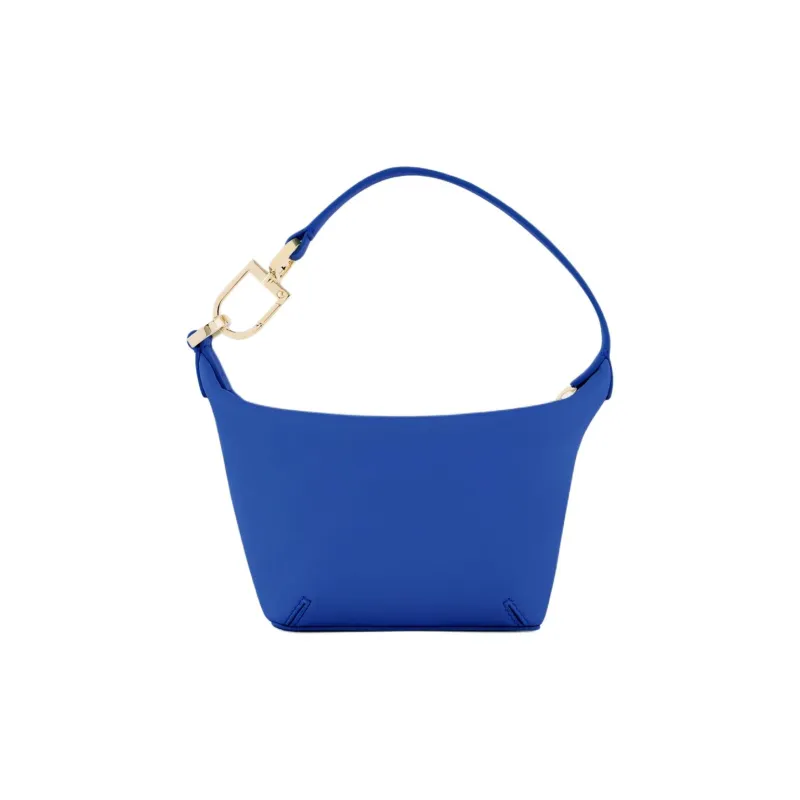 GIORGIO ARMANI Sheepskin Handbag Shoulder Bag Crossbody Bag Mini Women's Blue-2