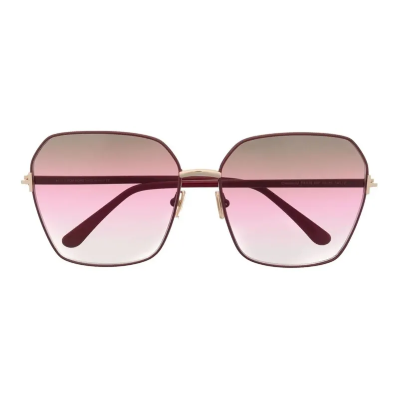 TOM FORD Eyewear Oversized frame Gradient Sunglasses-1