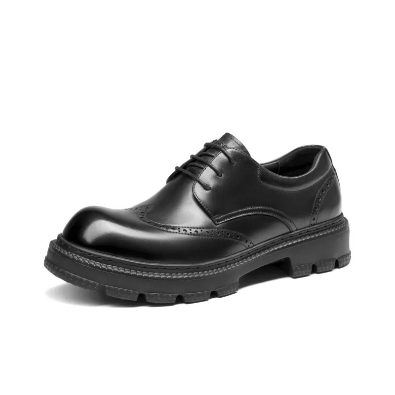 HARSON Derby Casual Shoes Men's Black-1