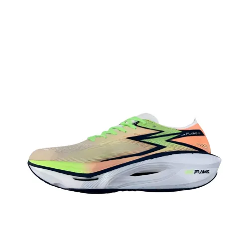 361° Fly Burn 3 Running Shoes Unisex Low-Top Yellow/Green