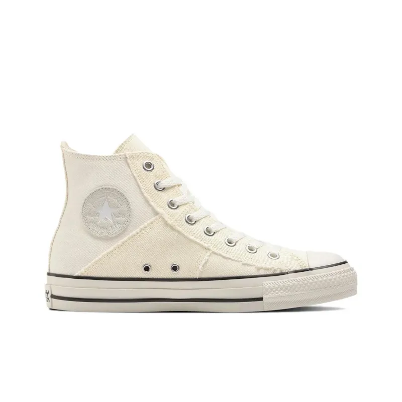 Converse All Star Denimpatchwork Hi Durable Cushioning High Top Canvas Shoes Unisex Ecru Japan Version-1
