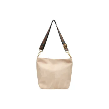 ALOENEY PU Crossbody Shoulder Bag Women's Ecru/Dark Tea/Khaki/Brown