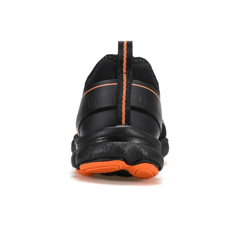 HUMTTO Cushioning Anti Slip And Wear Resistant Low Top Outdoor Shoes Men's Black Orange-2