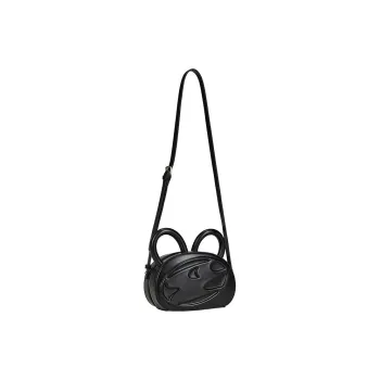 Crying Center PU Handbag, Shoulder Bag, Crossbody Bag Women's Black/Green