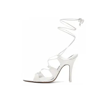 The Attico Renee Lace-up 120mm Sandals
