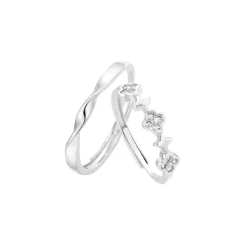 VIVIWELL S925 Silver Rings Unisex
