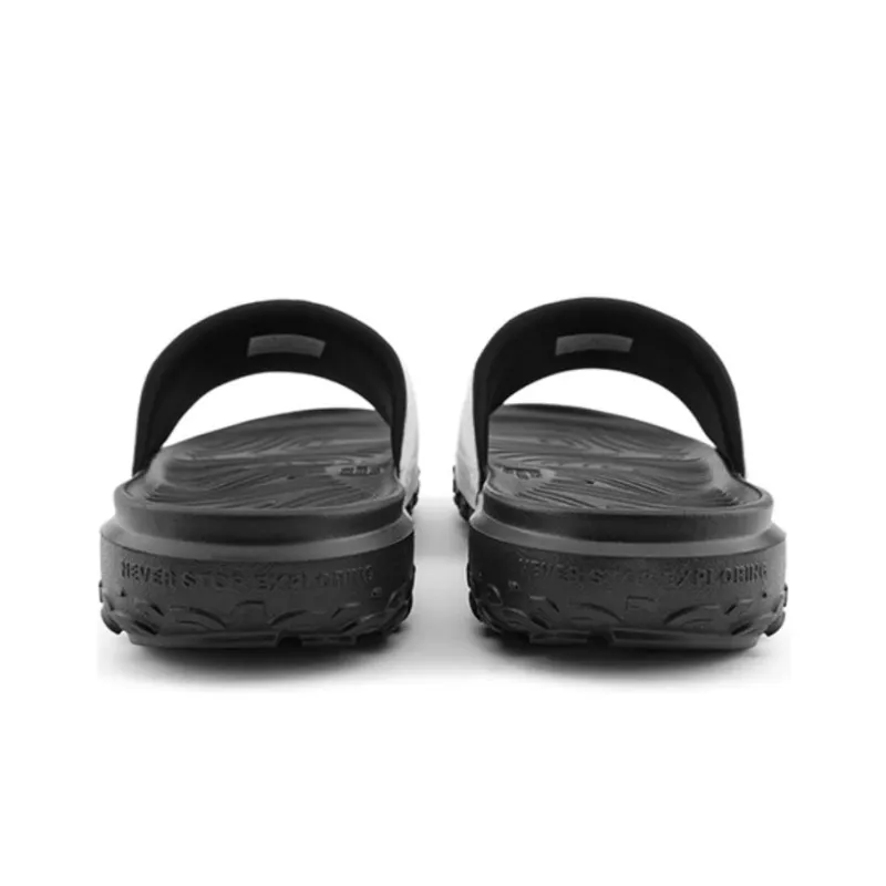 THE NORTH FACE NEVER STOP EVA Slip Resistant Abrasion Resistant Slide Slippers Men's Black White Asian Version-3