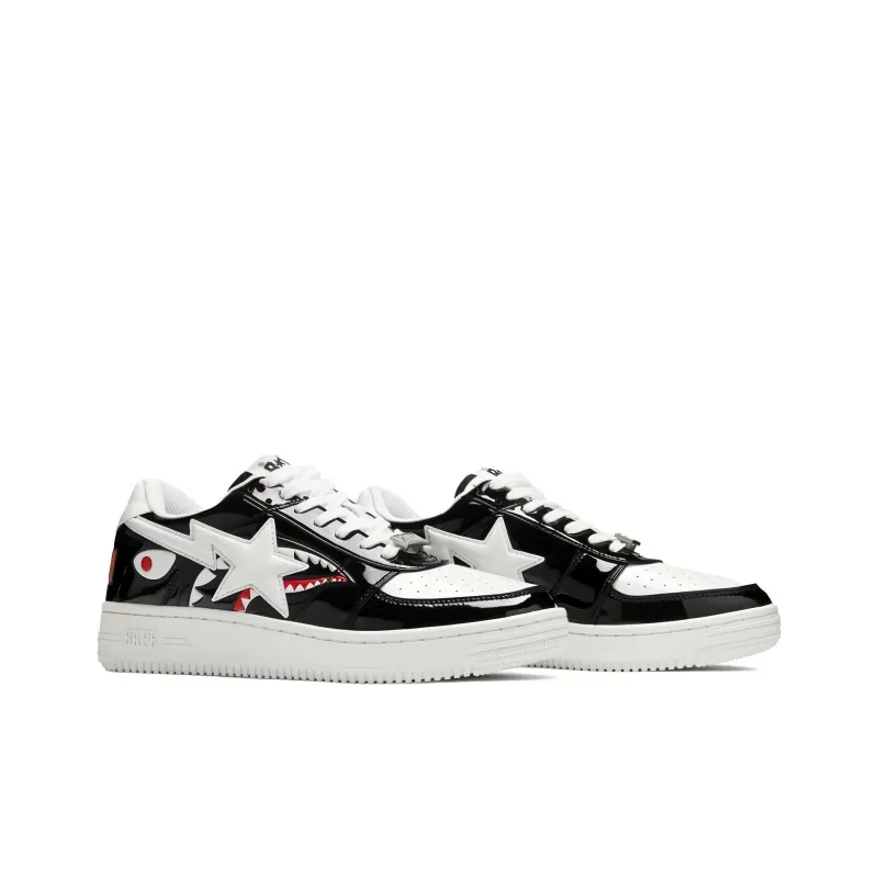 BAPE A BATHING APE Bape Sta Low Color Block Shark Black-2