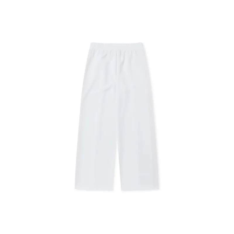 NERDY SS24 Knitted Sports Pants Women's White-1