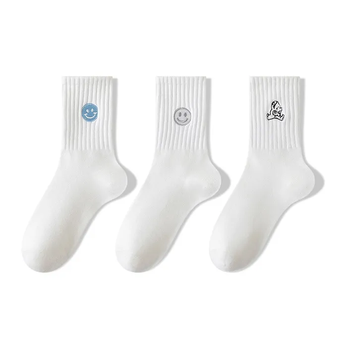 Moremoli Mid Calf Socks Women's 3 Pack-0