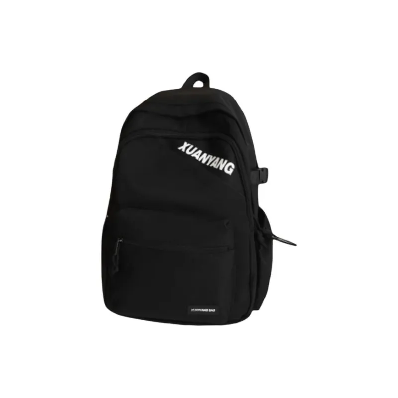 NX DOUGHNUT Nylon Backpack Regular Unisex Black/White/Red/Gray-5