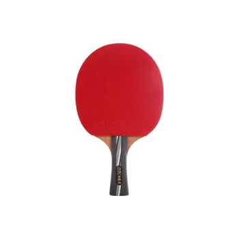 DOUBLEFISH Ping Pong Paddles Unisex All Wood Black Red
