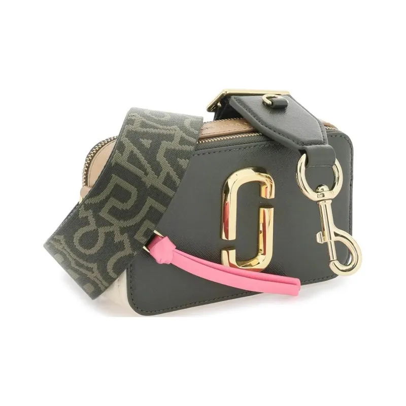 MARC JACOBS The Leather Snapshot Crossbody Bag-1