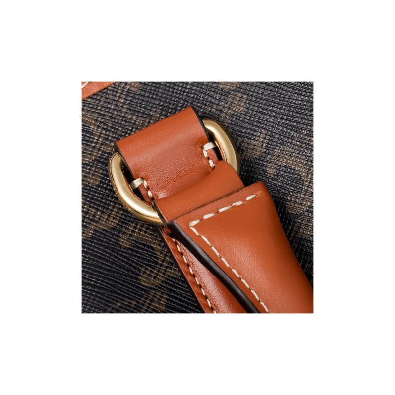 CELINE TriompheCabas Canvas With Leather Tote Bag, Shopping Bag, Shoulder Bag, Handbag Small Size Women's Tawny-4