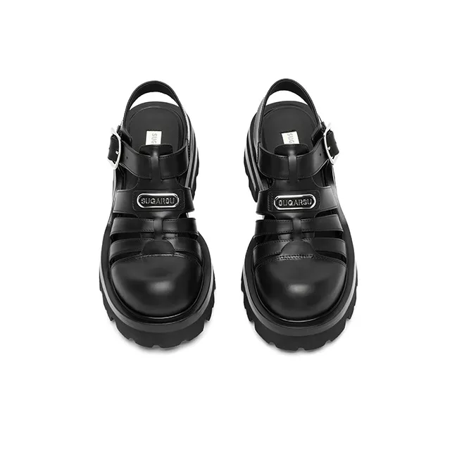 SugarSu Beach Sandals Women's Black-3