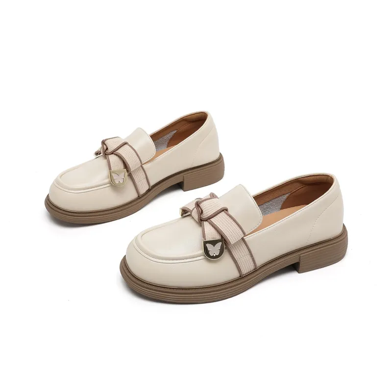 DAPHNE Loafers Women's Black/Beige-8