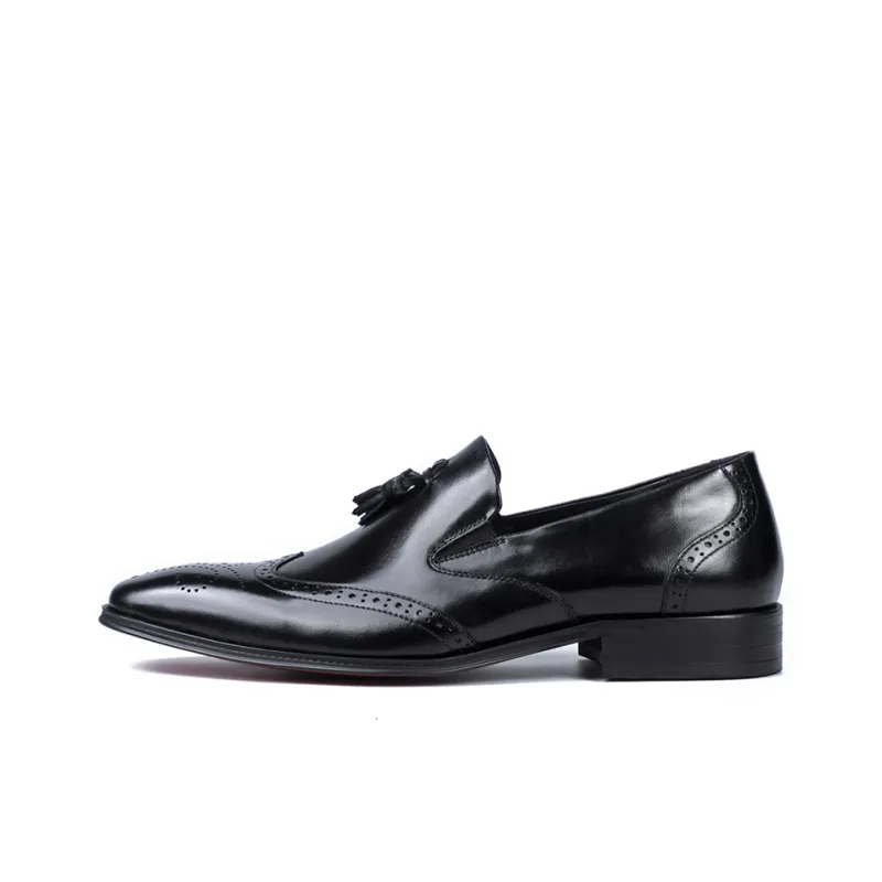 ASTON M.JAZZ Dress Shoes Men Low Top Black/Coffee-0