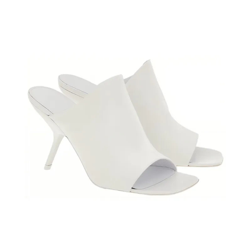 FERRAGAMO Slide Slippers Women's White-2