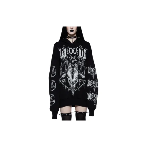 Dolls Kill Sweatshirts Women's BLACK/Black