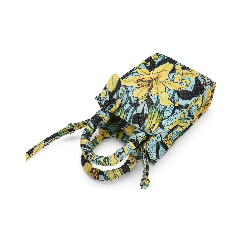 CHARLES&KEITH Fabric Shoulder Bag, Crossbody Bag, Handbag Trumpets Women's Blue-2