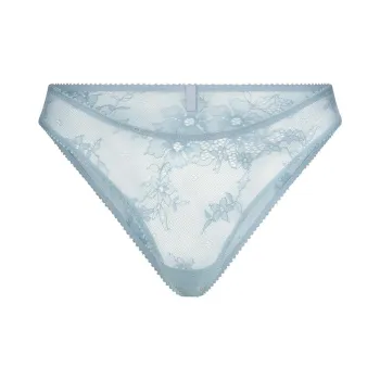SKIMS ULTRA FINE LACE BIKINI Underpants Women's 1 Pack DENIM/Denim