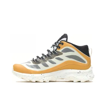 MERRELL Moab SPEED MID GORE-TEX Durable Breathable Mid-Top Outdoor Shoes Women's Yellow