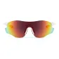 White Frame with Black and Red Film Polarized Lens-67008049