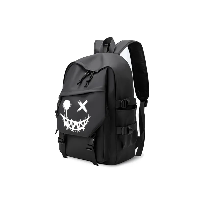 NIGEER Synthetic Leather Backpack Regular Men's Black-1