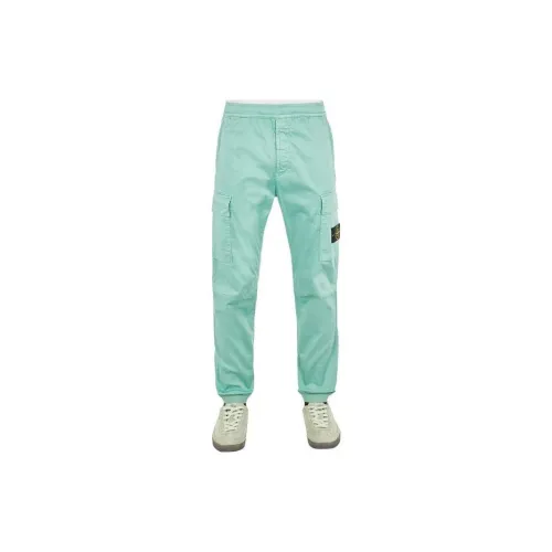 STONE ISLAND Cargo Pants Men Light Green