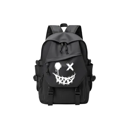 NIGEER Synthetic Leather backpack weave Regular Men's Black