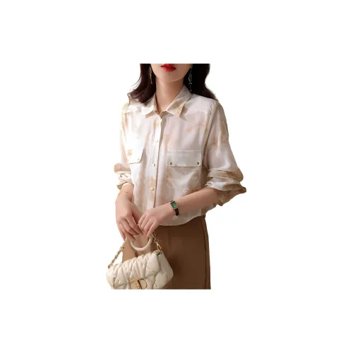 Concubine figure Shirts Women's Beige