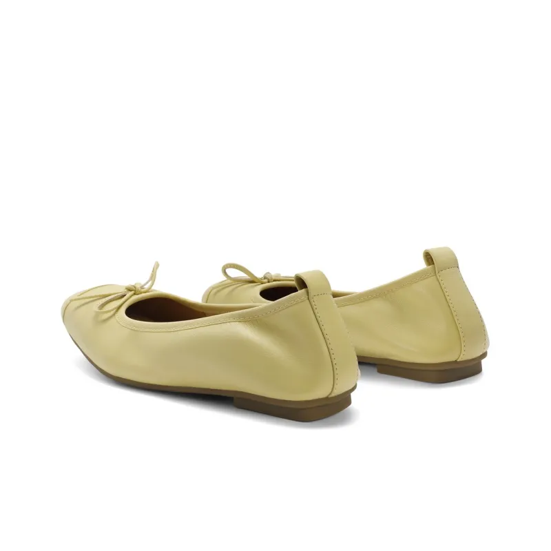 BELLE Casual Single Shoes 1CM Women's Black Ecru Yellow-8