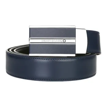 MONTBLANC Cow Leather Automatic Buckle Men's 