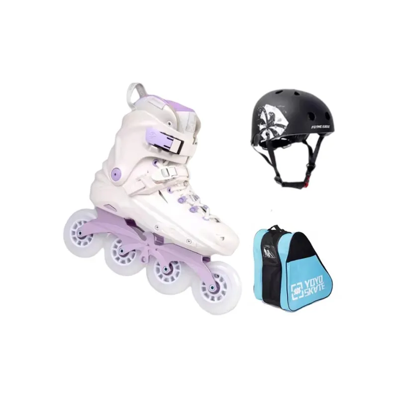 FLYING EAGLE Inline Skates Pp+pu Casual, Commuting, Street Cruising Unisex 36 46 X7D Meteorite Black, Elegant White-20