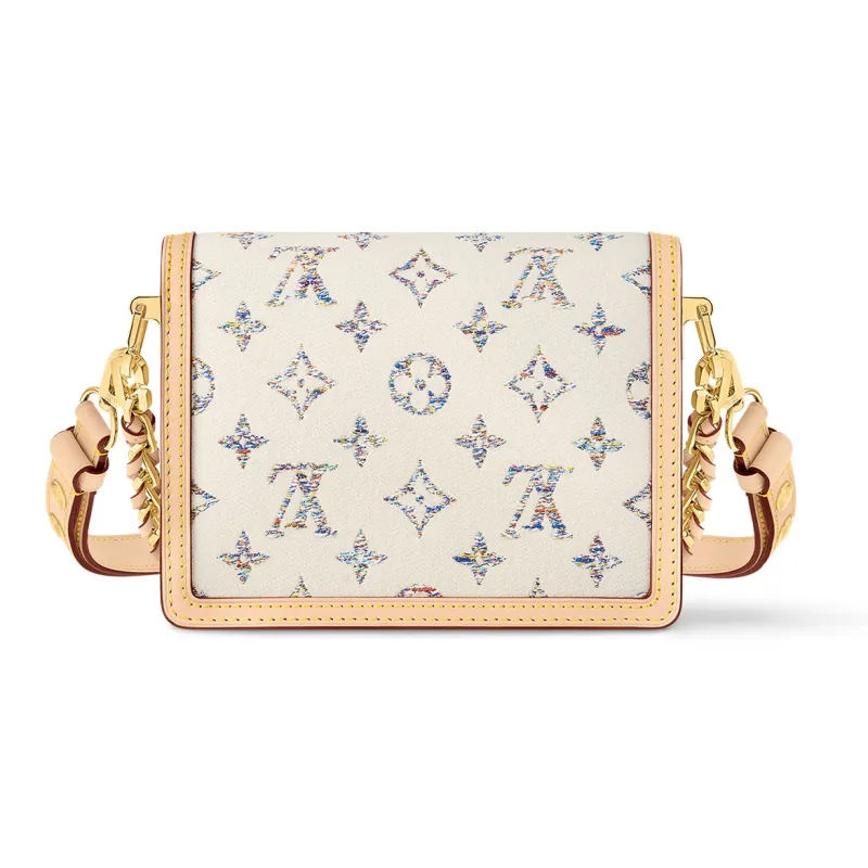 LOUIS VUITTON Leather Dafne Crossbody Bag, Shoulder Bag Women's Multicolor-2