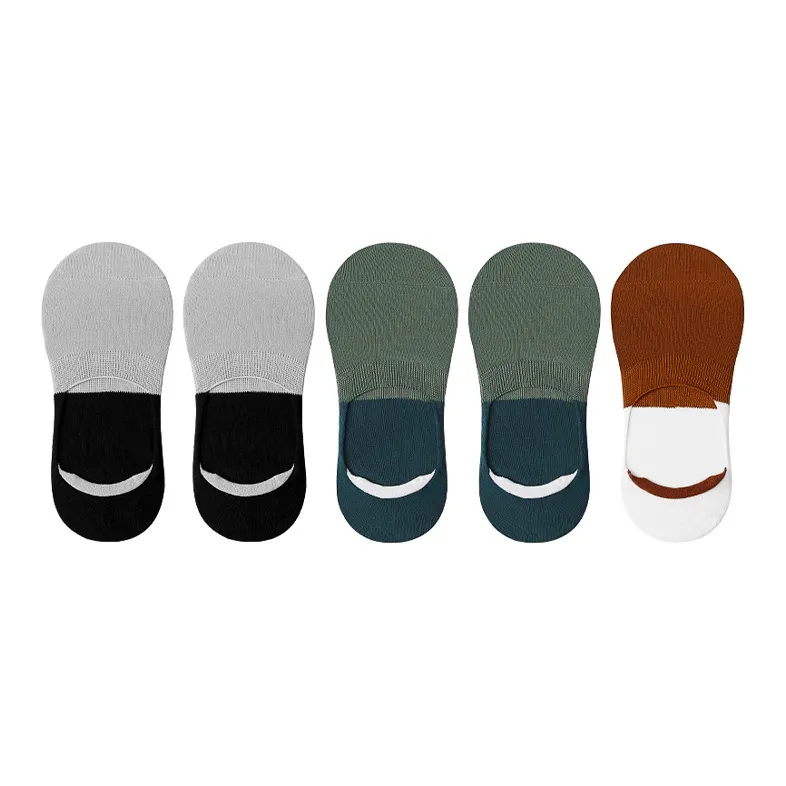 LUOLIAN No Show Socks Unisex 1 Set 5 Pack-2