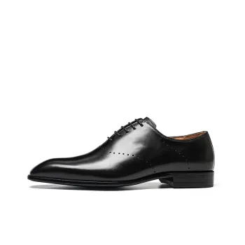 ASTON M.JAZZ Dress Shoes Men Low Top Black/Gray/Coffee