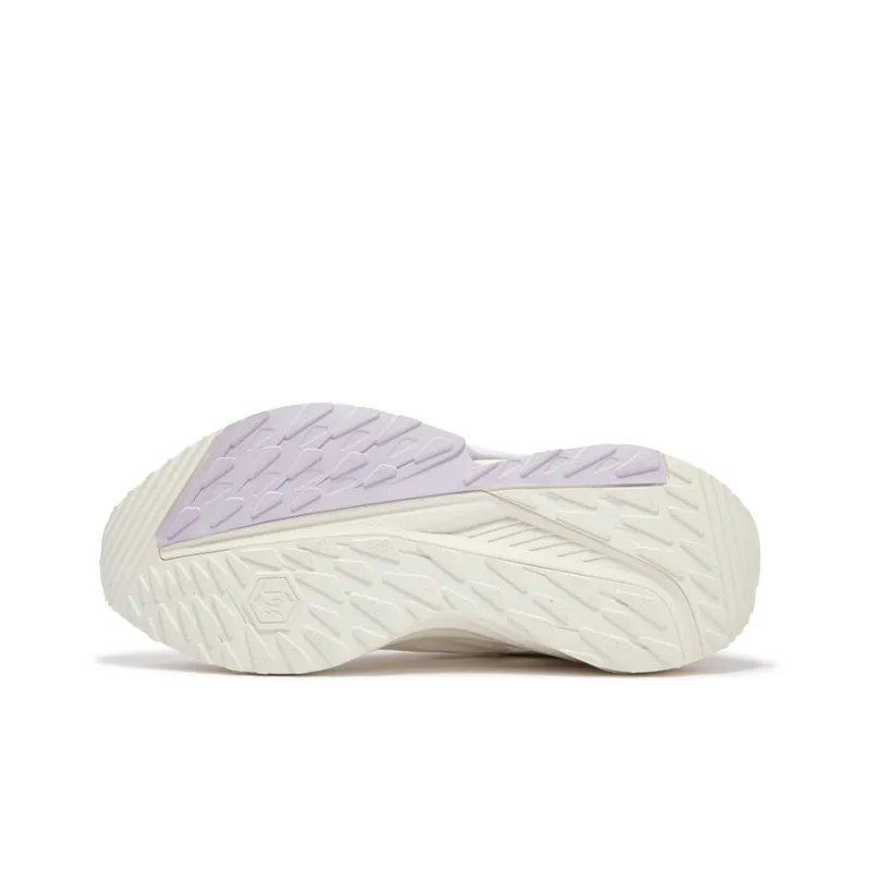 361° Riding Mountain Cushioning, Slip Resistant, And Abrasion Resistant Low Top Running Shoes Women's White Purple-4