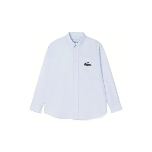 LACOSTE Shirts Unisex Light Blue