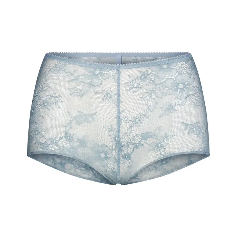 SKIMS ULTRA FINE LACE BOY SHORT Boxer Shorts Women's 1 Pack DENIM/Denim-0