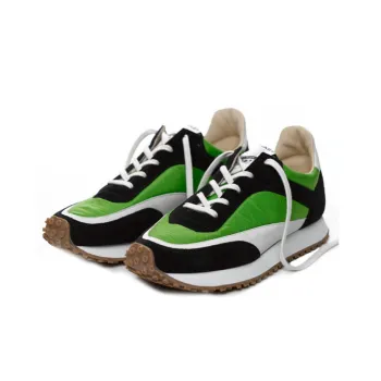 SPALWART Tempo Low Low-Top Athletic Shoes Unisex Green White Black
