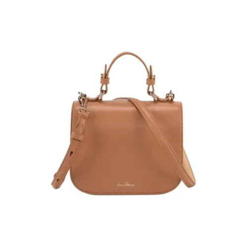 SAM EDELMAN Cow Split Leather Shoulder Bag Crossbody Bag Handbag Small Size Women's Brown